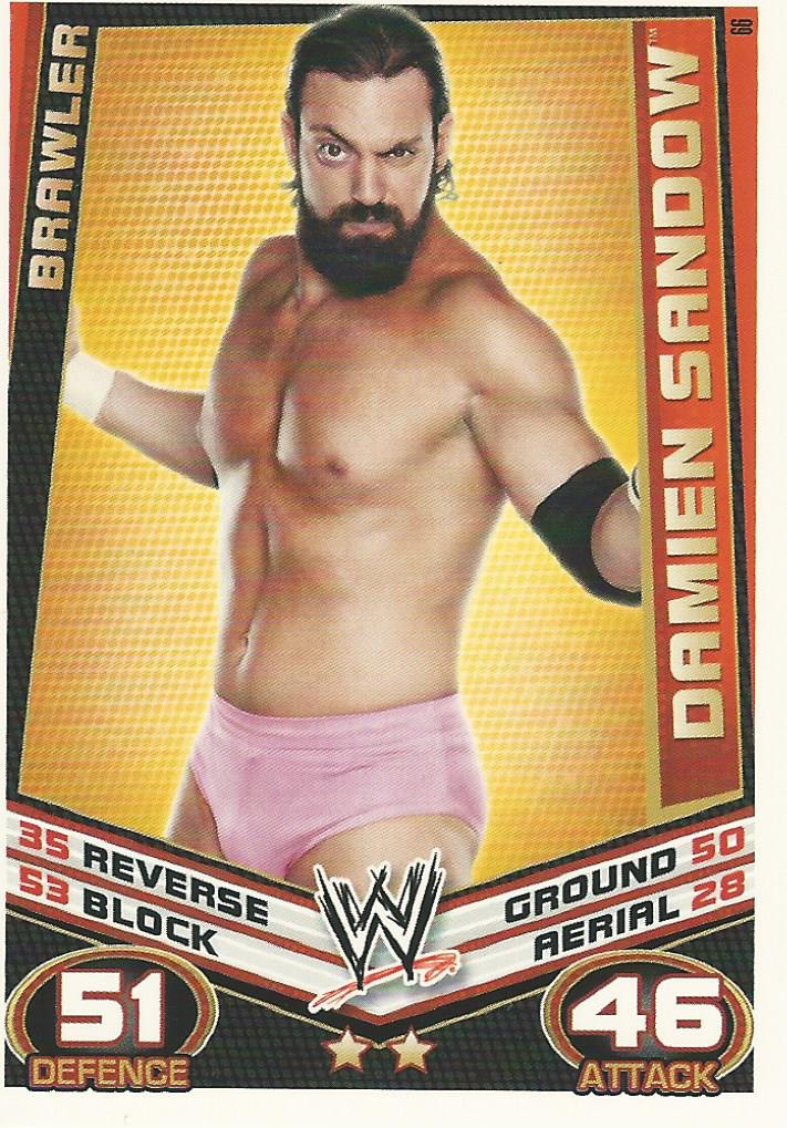 WWE Topps Slam Attax Rebellion 2012 Damien Sandow #66