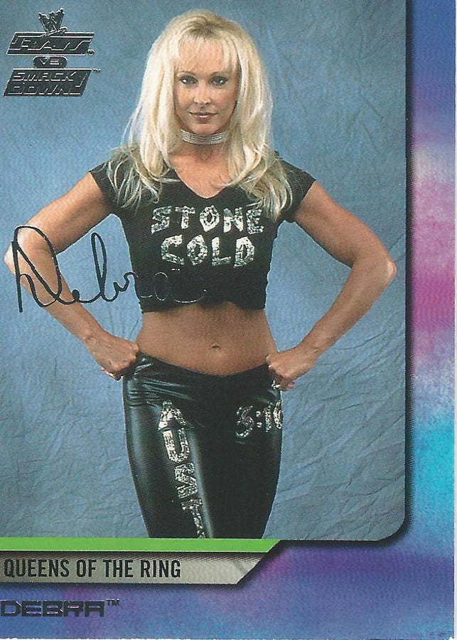 WWE Fleer Raw vs Smackdown 2002 Debra #66