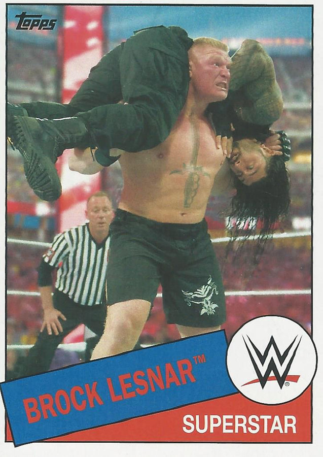 WWE Topps Heritage 2015 Brock Lesnar #66