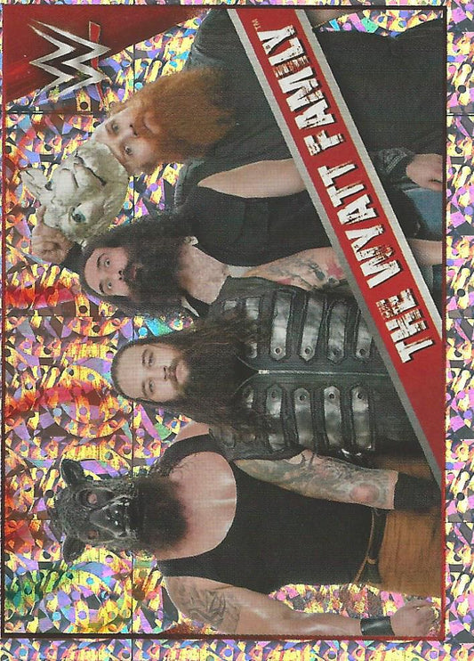 WWE Topps Then Now Forever 2016 Stickers Foil Wyatt Family #66