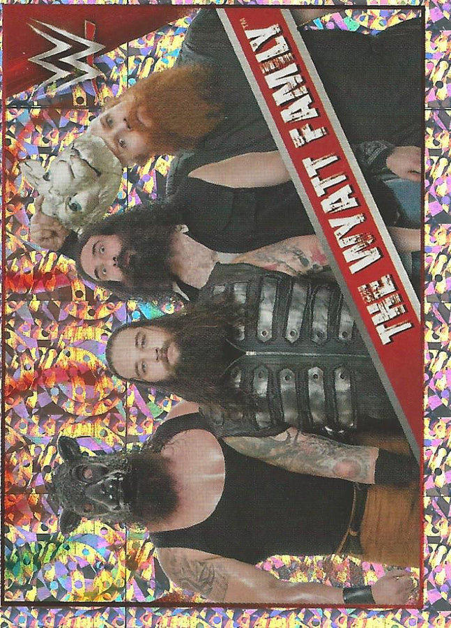 WWE Topps Then Now Forever 2016 Stickers Foil Wyatt Family #66