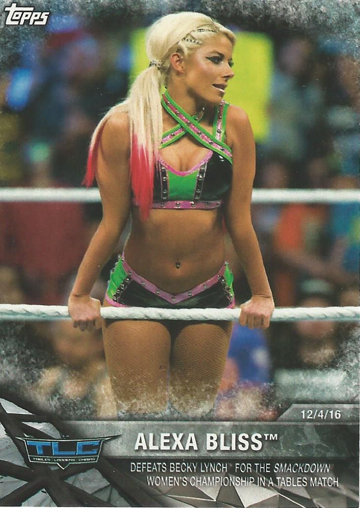WWE Topps Women Division 2017 Alexa Bliss WWE-16 trading card PW Catalog