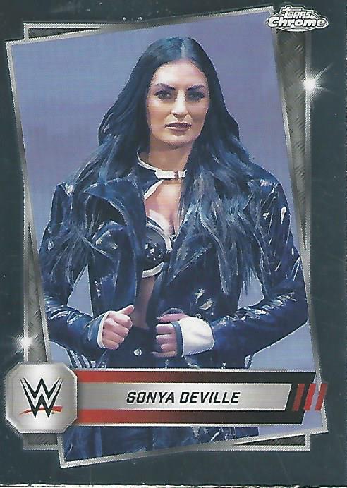 WWE Topps Chrome 2025 Trading Cards Sonya Deville No.66 PW Catalog