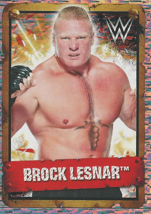 WWE Topps Stickers 2017 Brock Lesnar Foil #66