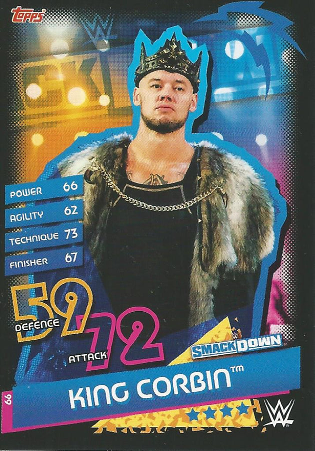 WWE Topps Slam Attax Reloaded 2020 King Corbin #66