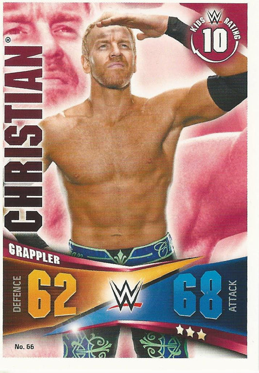 WWE Topps Slam Attax Rivals 2014 Christian #66