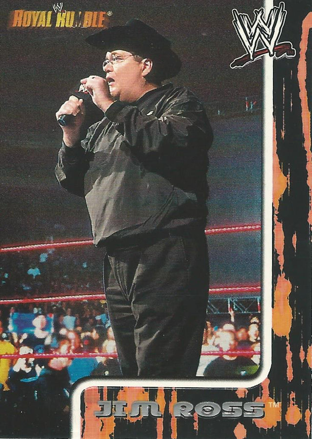 WWE Fleer Royal Rumble 2002 Jim Ross #66