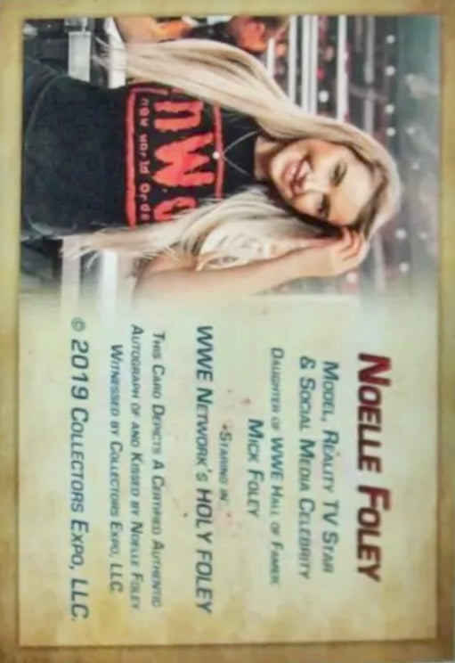 Noelle Foley trading card PW Catalog
