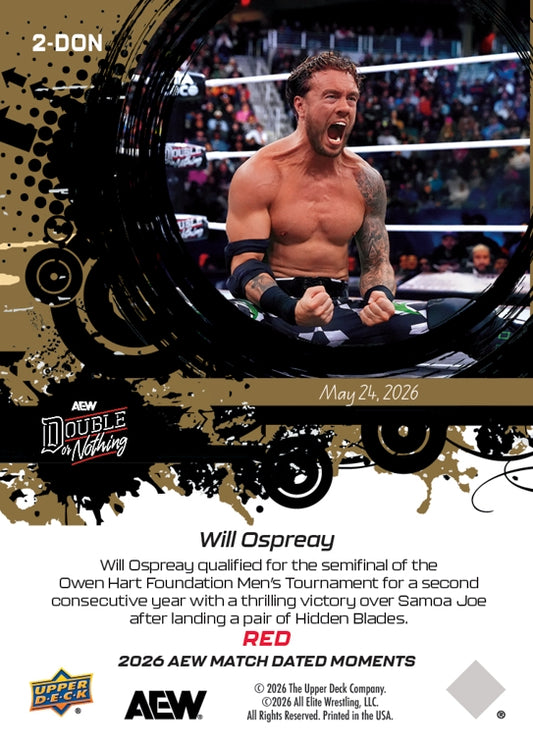 Will Ospreay – Will Ospreay Advances to the Semifinal of the Owen Hart Foundation Men’s Tournament