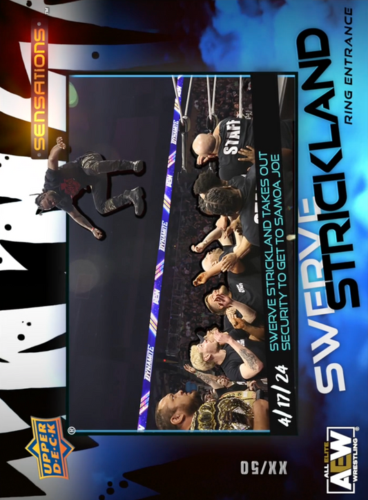 4/17/24 – Swerve Strickland – Swerve Strickland Takes Out Security to Get to Samoa JOE