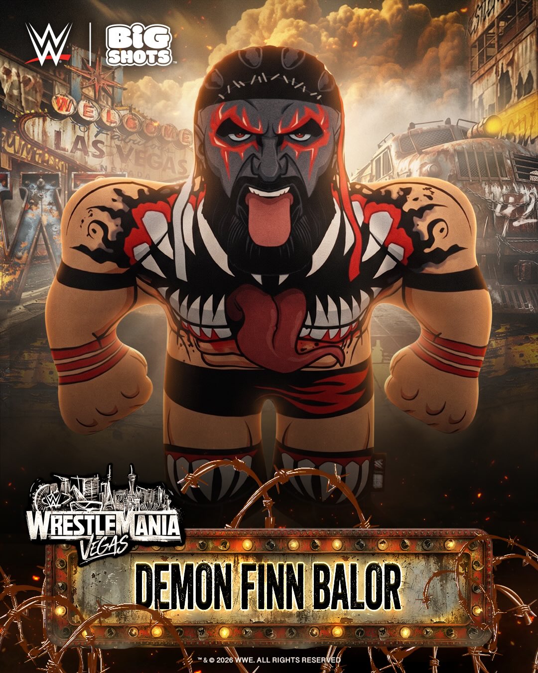 WWE Big Shots Demon Finn Balor PWcatalog
