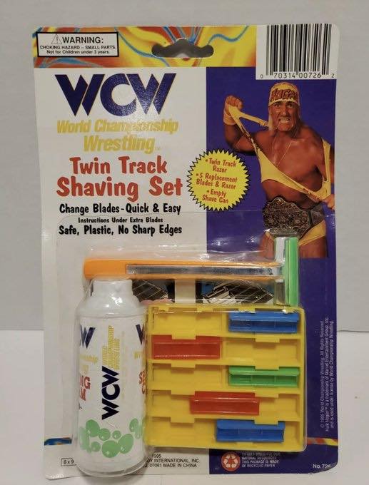 Gordy Toys 1995 Hulk Hogan Shaving set