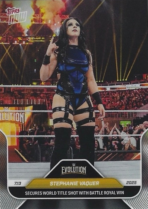 Stephanie Vaquer Secures World Title Shot With Battle Royal Win trading card PW Catalog