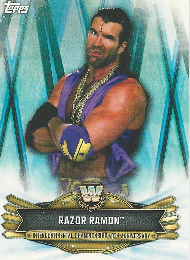 WWE Topps Raw 2019 Razor Ramon IC-12 trading card PW Catalog