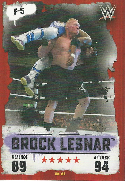 WWE Topps Slam Attax Takeover 2016 Brock Lesnar #67