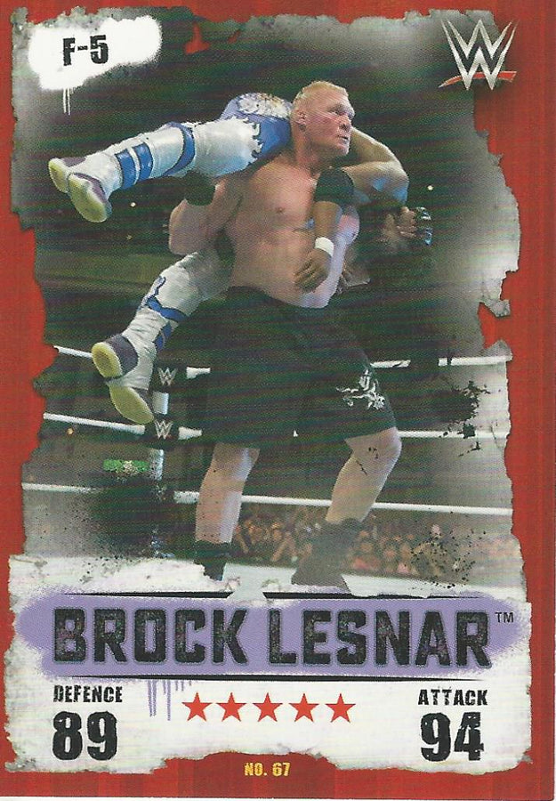 WWE Topps Slam Attax Takeover 2016 Brock Lesnar #67
