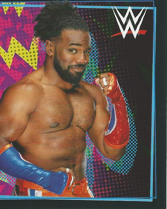 WWE Topps Road to Wrestlemania Stickers 2021 Xavier Woods #67
