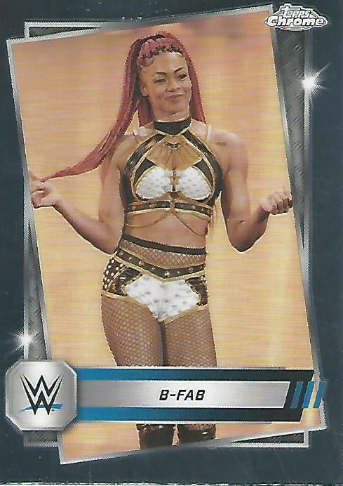 WWE Topps Chrome 2025 Trading Cards B-Fab No.67 PW Catalog
