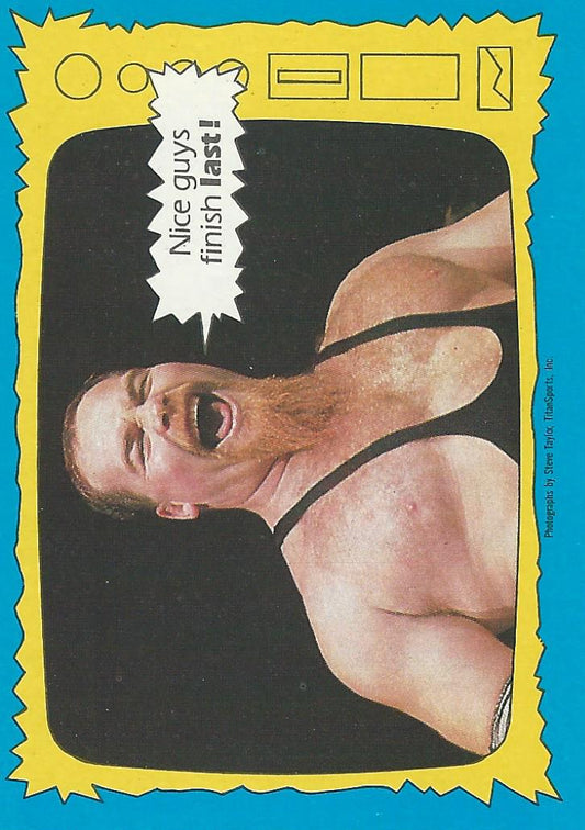 Topps WWF Wrestling Cards 1987 Jim Neidhart #67