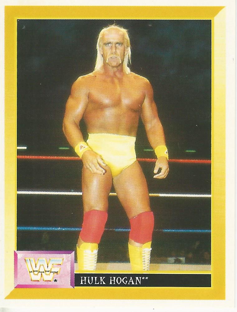 WWF Merlin Sticker 1994 Hulk Hogan #67
