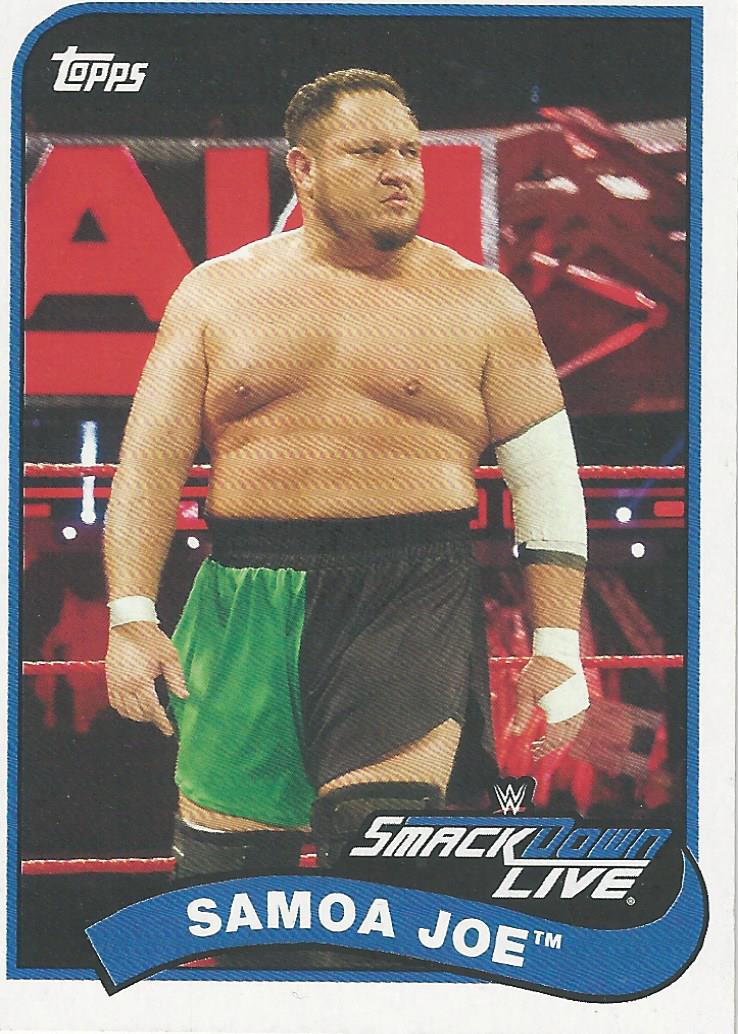 WWE Topps Heritage 2018 Samoa Joe #67
