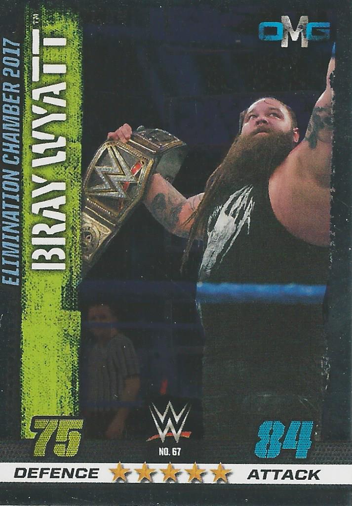 WWE Topps Slam Attax 10th Edition 2017 Bray Wyatt #67
