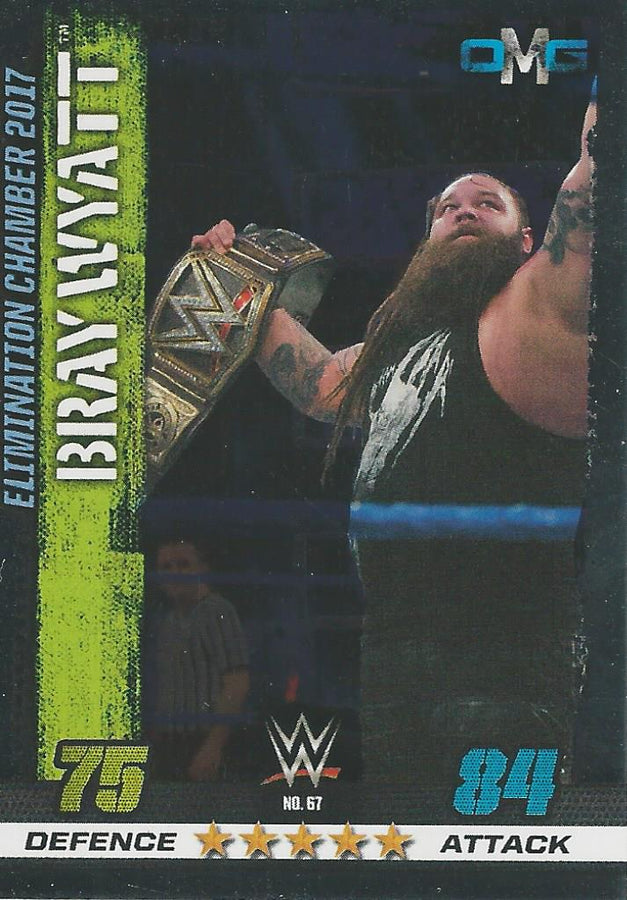 WWE Topps Slam Attax 10th Edition 2017 Bray Wyatt #67