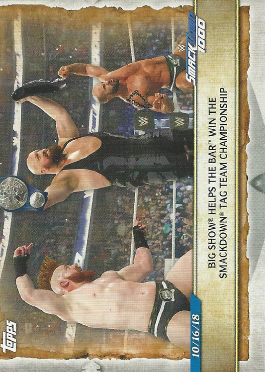 WWE Topps Road to Wrestlemania 2020 Big Show Sheamus Cesaro #67