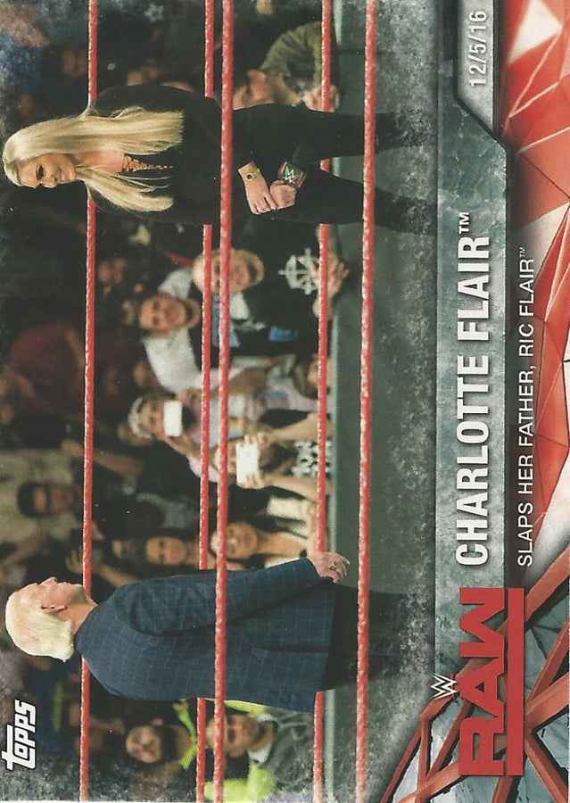 WWE Topps Women Division 2017 Charlotte Flair WWE-17 trading card PW Catalog