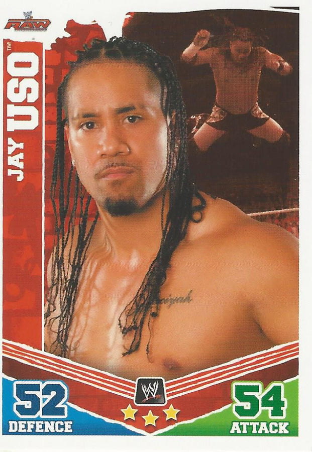WWE Topps Slam Attax Mayhem 2010 Jay Uso #67