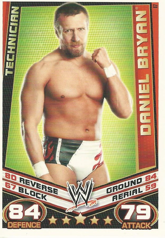 WWE Topps Slam Attax Rebellion 2012 Daniel Bryan #67