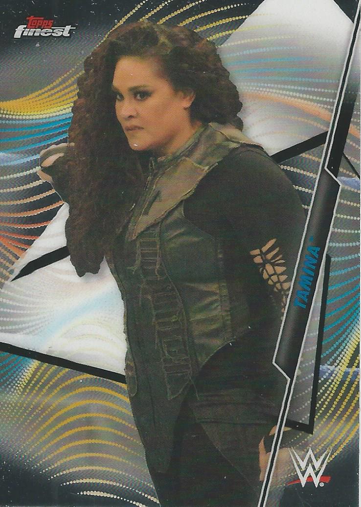 WWE Topps Finest 2020 Tamina #67