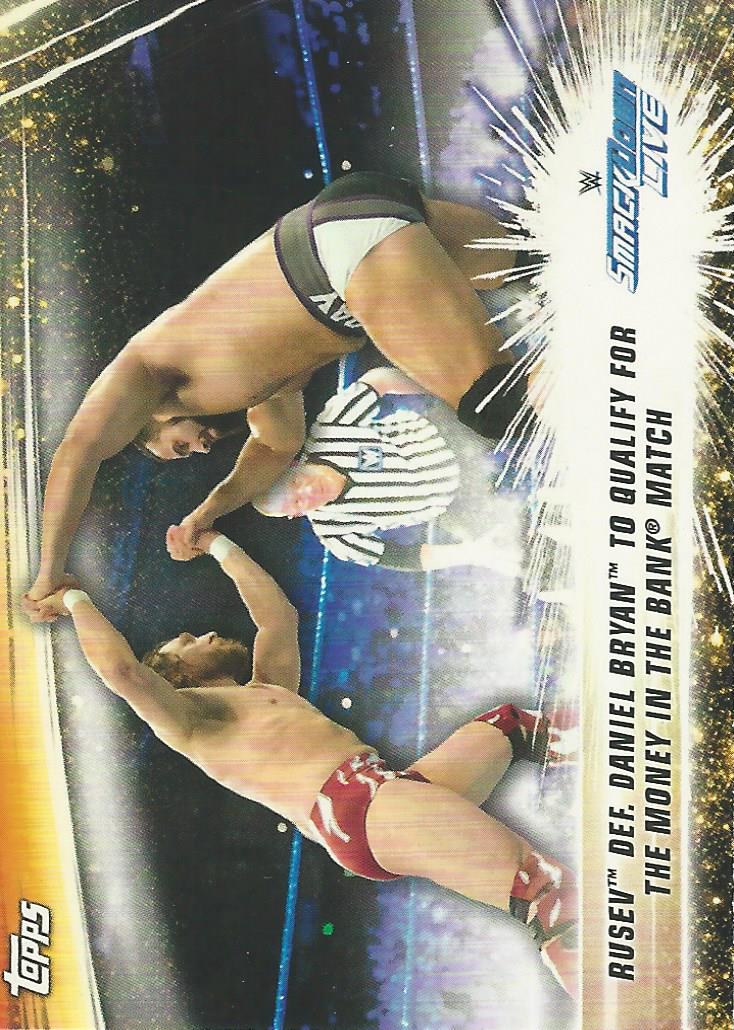 WWE Topps Summerslam 2019 Rusev vs Daniel Bryan #67
