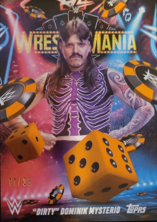 “Dirty” Dominik Mysterio trading card PW Catalog