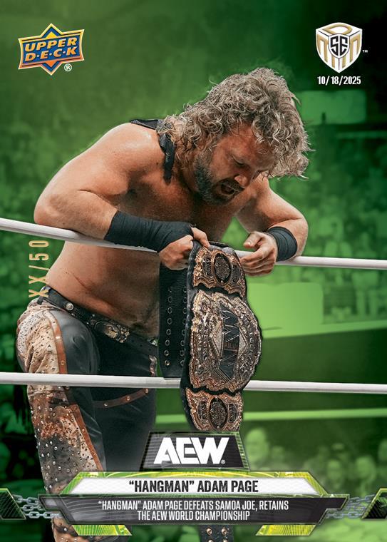 “Hangman” Adam Page – “Hangman” Adam Page Defeats Samoa JOE, Retains the AEW World Championship