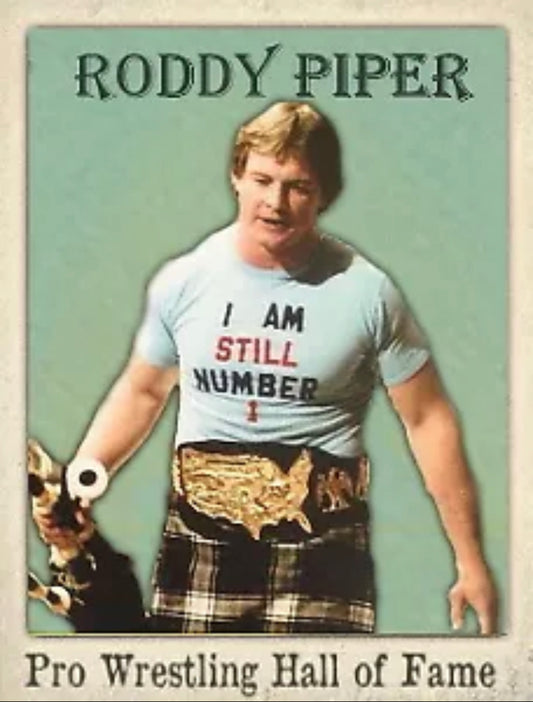 Roddy Piper trading card PW Catalog