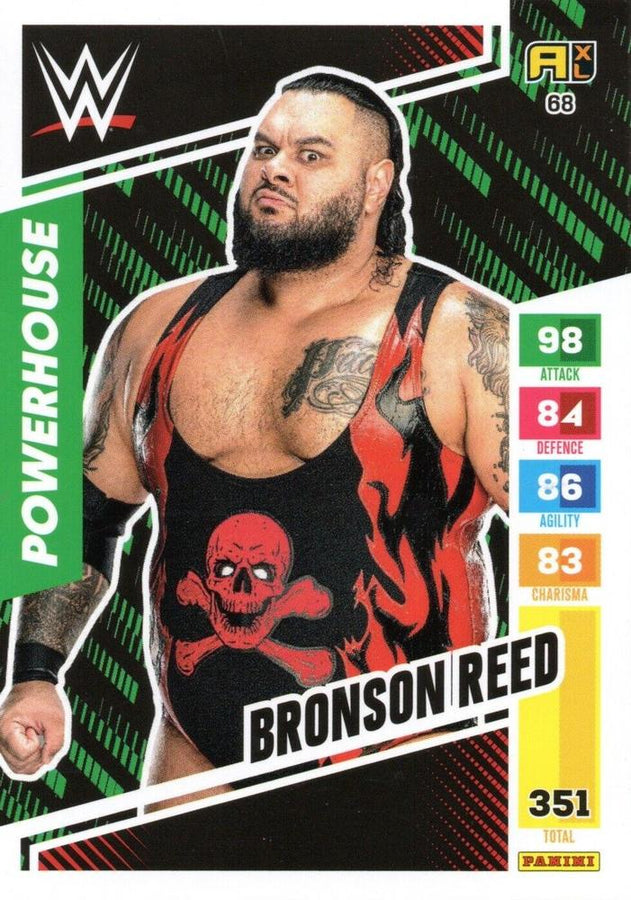 Bronson Reed trading card PW Catalog