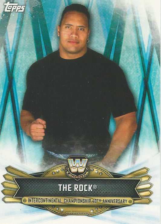 WWE Topps Raw 2019 The Rock IC-15 trading card PW Catalog