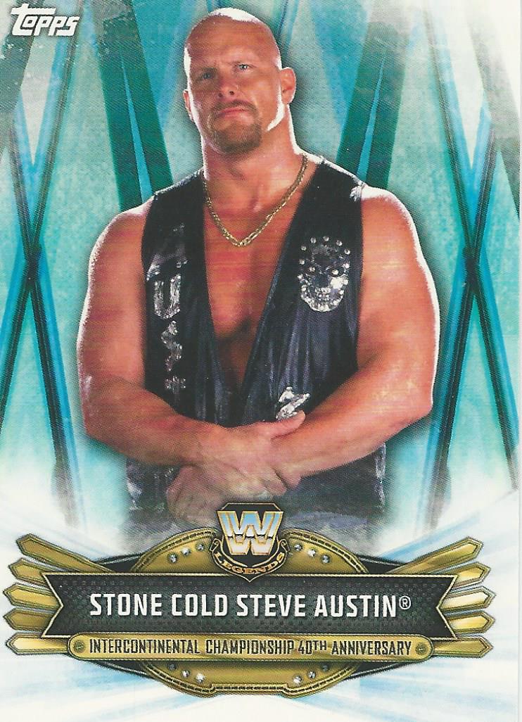 WWE Topps Raw 2019 Stone Cold Steve Austin IC-16 trading card PW Catalog