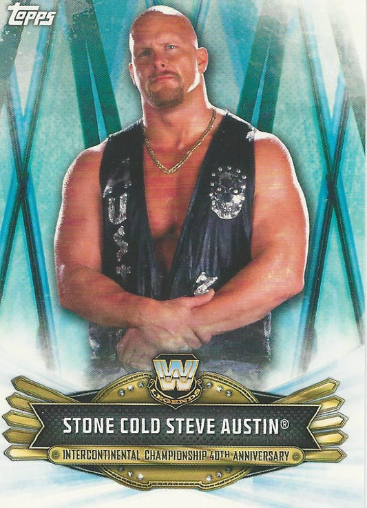 WWE Topps Raw 2019 Stone Cold Steve Austin IC-16 trading card PW Catalog