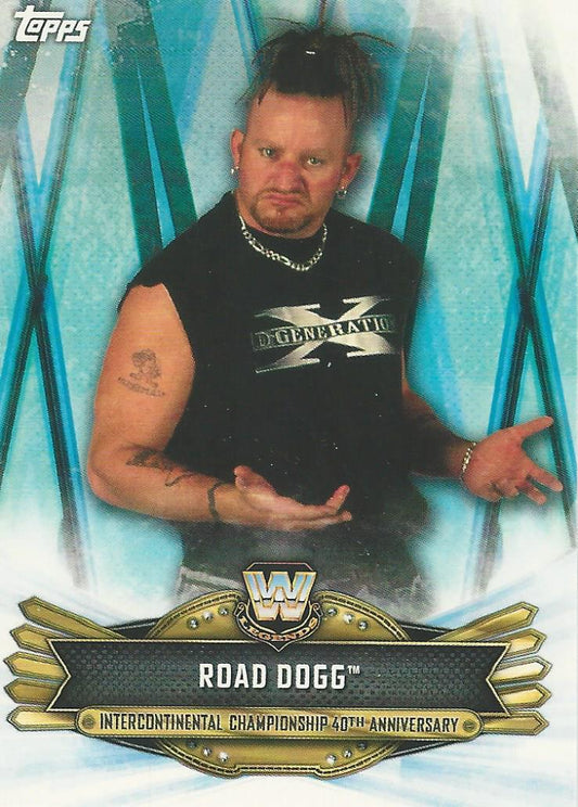 WWE Topps Raw 2019 Road Dogg IC-18 trading card PW Catalog