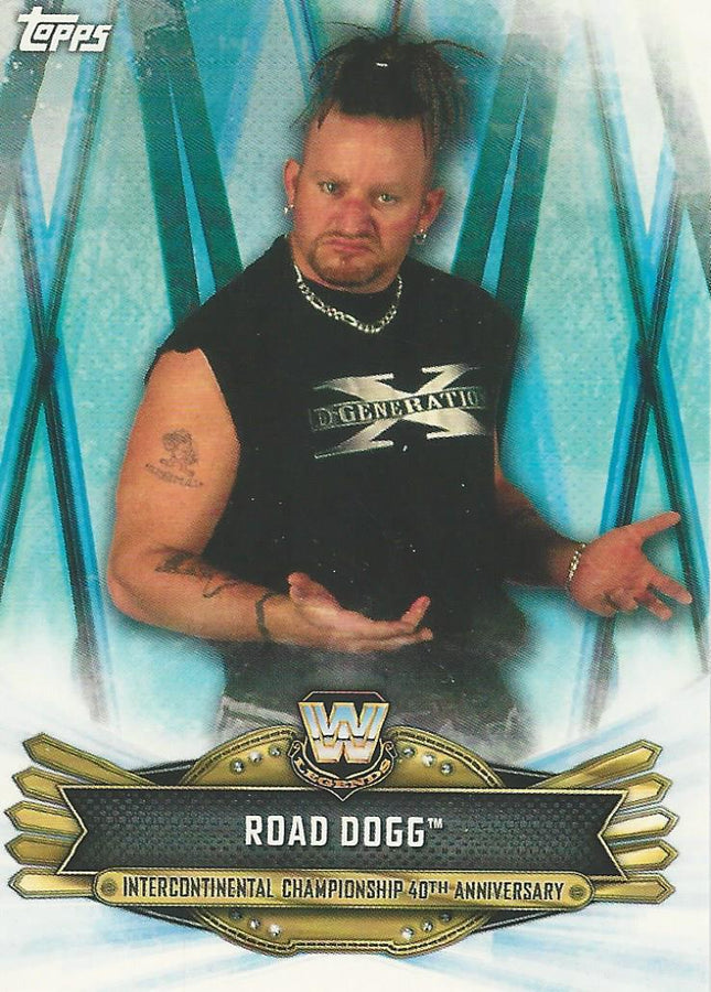 WWE Topps Raw 2019 Road Dogg IC-18 trading card PW Catalog