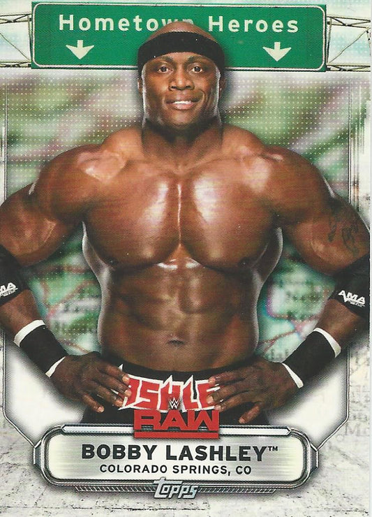 WWE Topps Raw 2019 Bobby Lashley HH-7 trading card PW Catalog