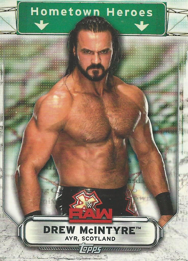 WWE Topps Raw 2019 Drew McIntyre HH-14 trading card PW Catalog