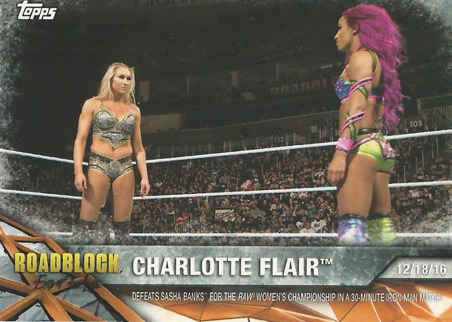 WWE Topps Women Division 2017 Charlotte Flair WWE-18