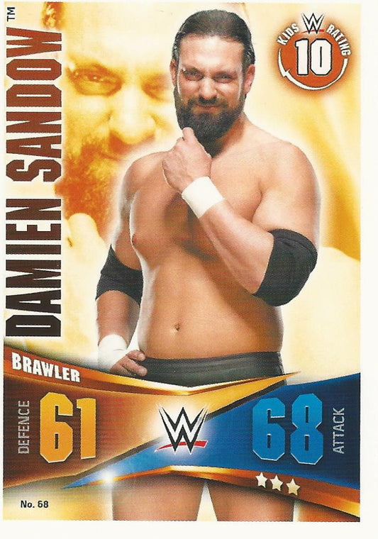WWE Topps Slam Attax Rivals 2014 Damien Sandow #68