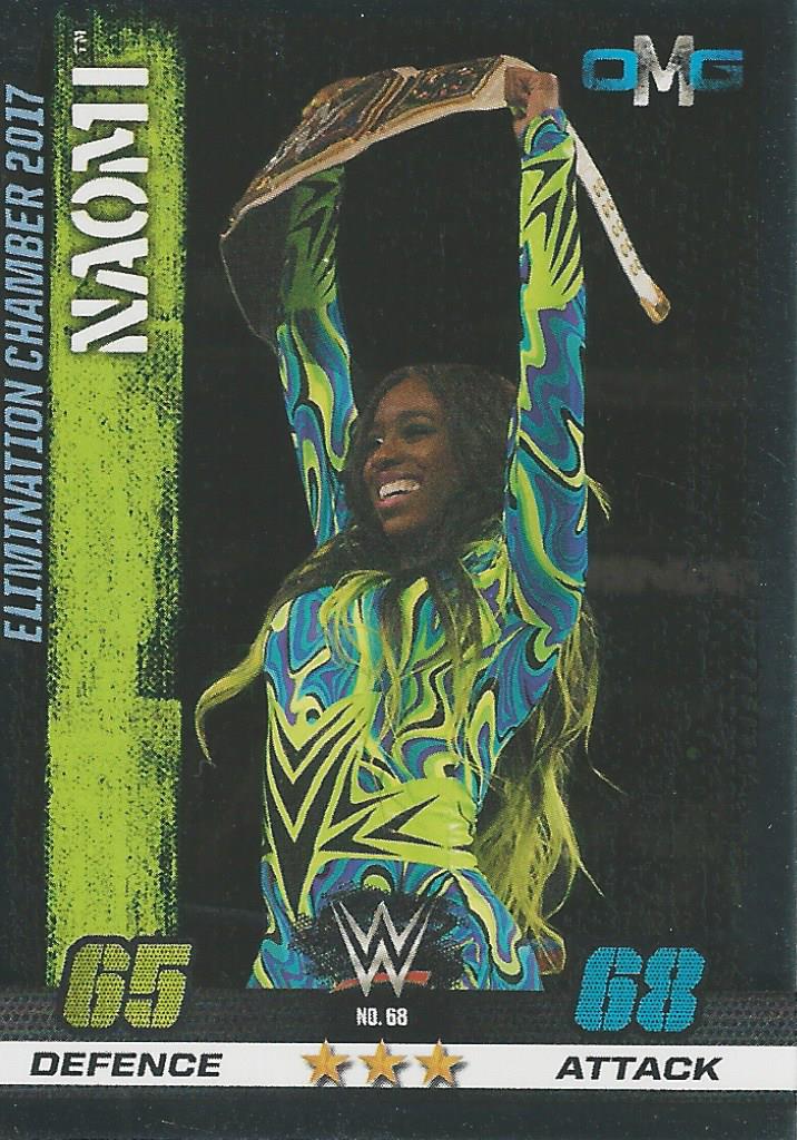 WWE Topps Slam Attax 10th Edition 2017 Naomi #68