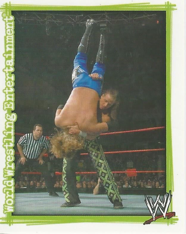 WWE Topps Superstars Uncovered 2007 Sticker Shawn Michaels #68