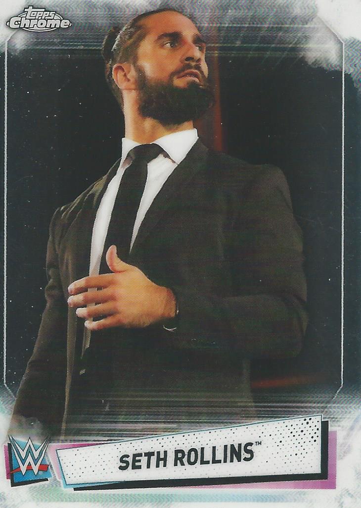 WWE Topps Chrome 2021 Seth Rollins #68