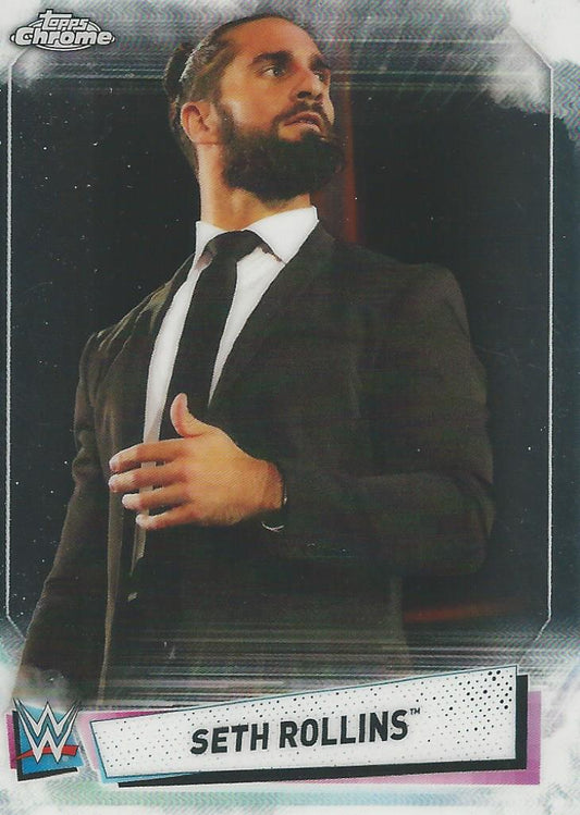 WWE Topps Chrome 2021 Seth Rollins #68
